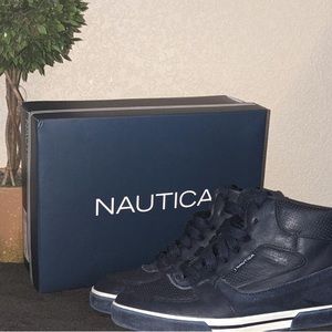 Pair of boys Nautica shoes with box. Good condition.